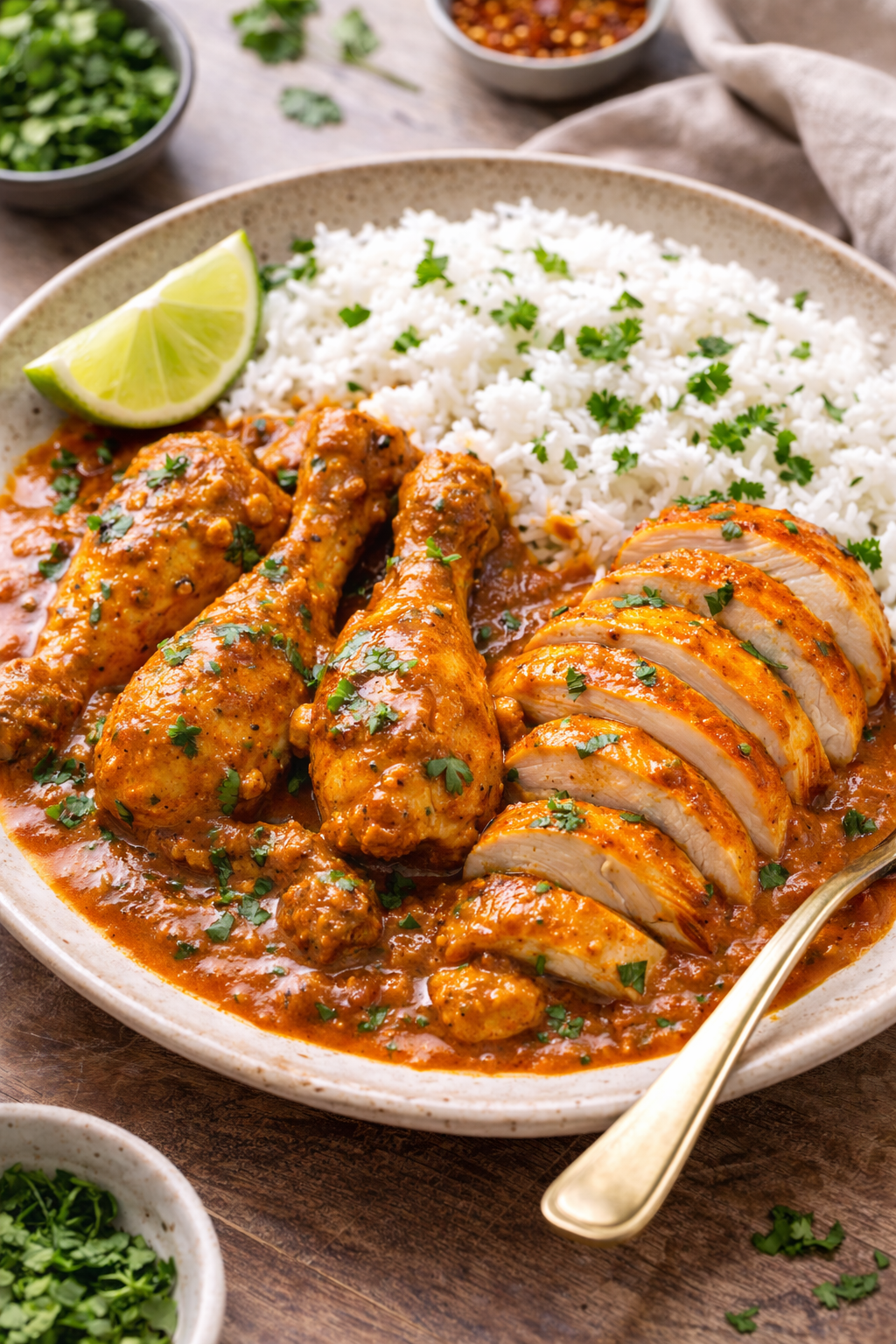 Rice with Chicken Curry